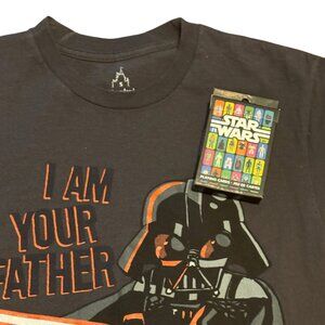 Bundle Disney Parks Star Wars Adult Shirt Size Small & Star Wars Vintage Cards